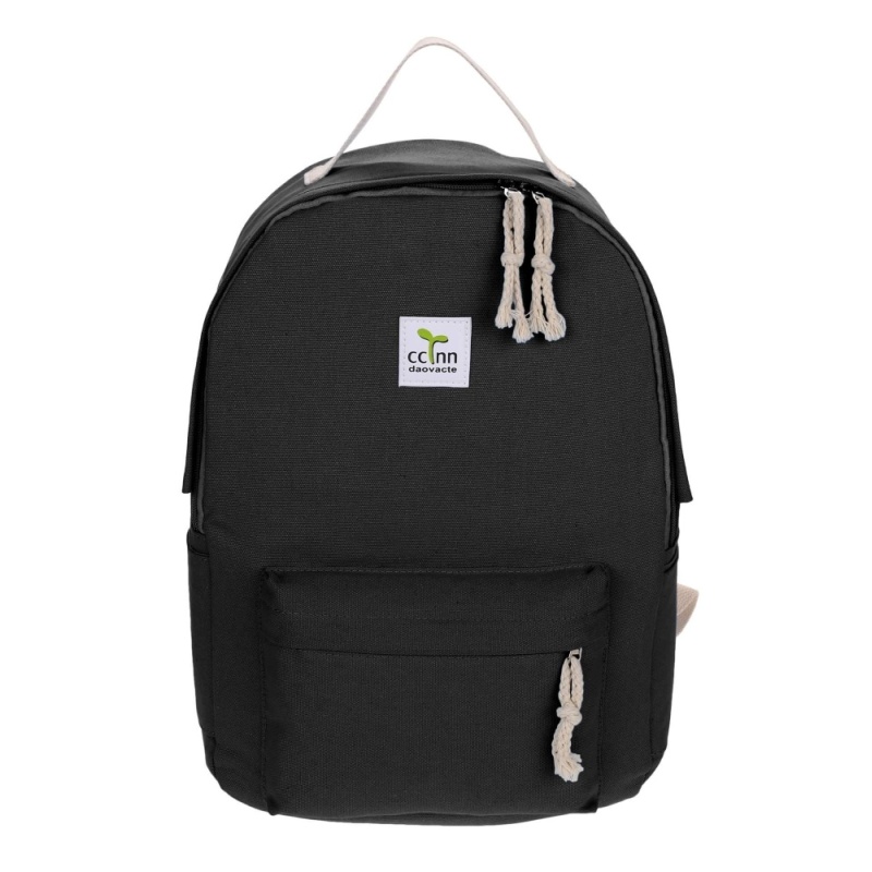 Buy Cyber Clearance Sale Women Canvas Backpacks Softback Computer Bags Casual Backpack with Small Handbag( Black ) - intl Singapore