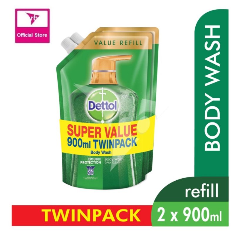 Buy Dettol Body Wash Pouch Classic Clean 900Ml Twin Pack Singapore