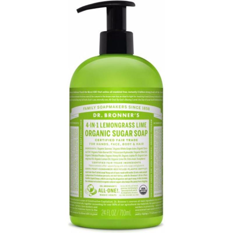 Buy Dr Bronner's Organic Sugar Soap 24oz Lemongrass Singapore