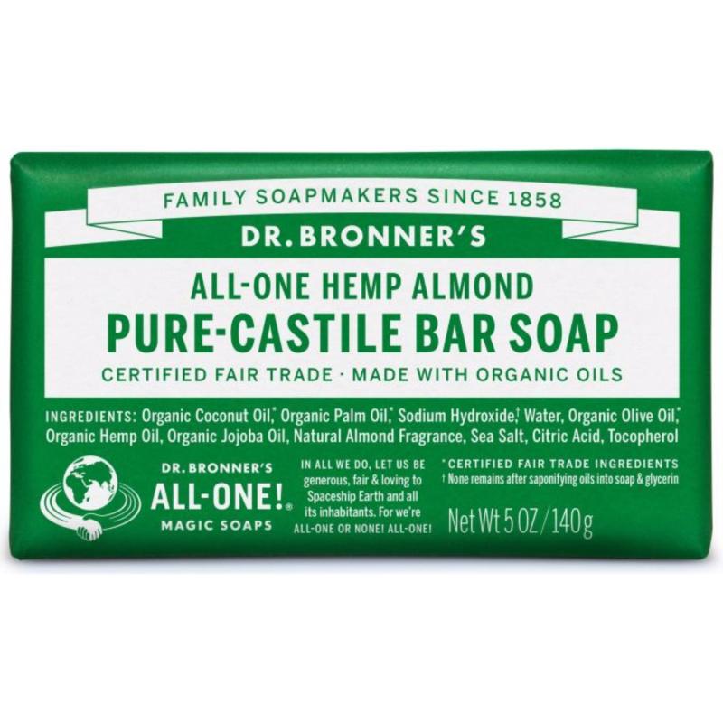 Buy Dr Bronners Magic Castile Bar Soap 5oz Almond Singapore