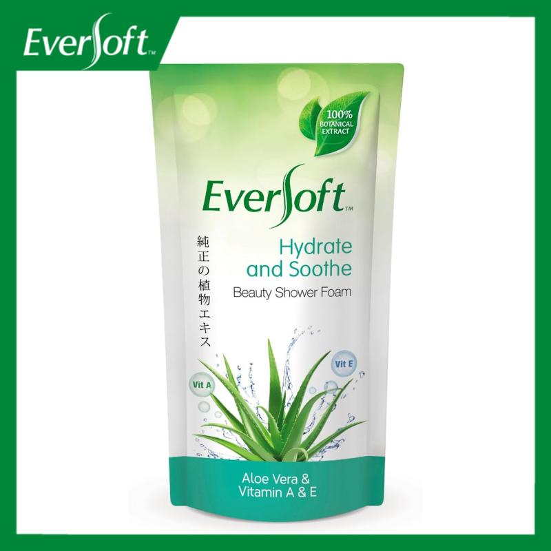 Buy Eversoft Aloe Vera & Vitamins A & E Beauty Shower Foam 600ml Singapore