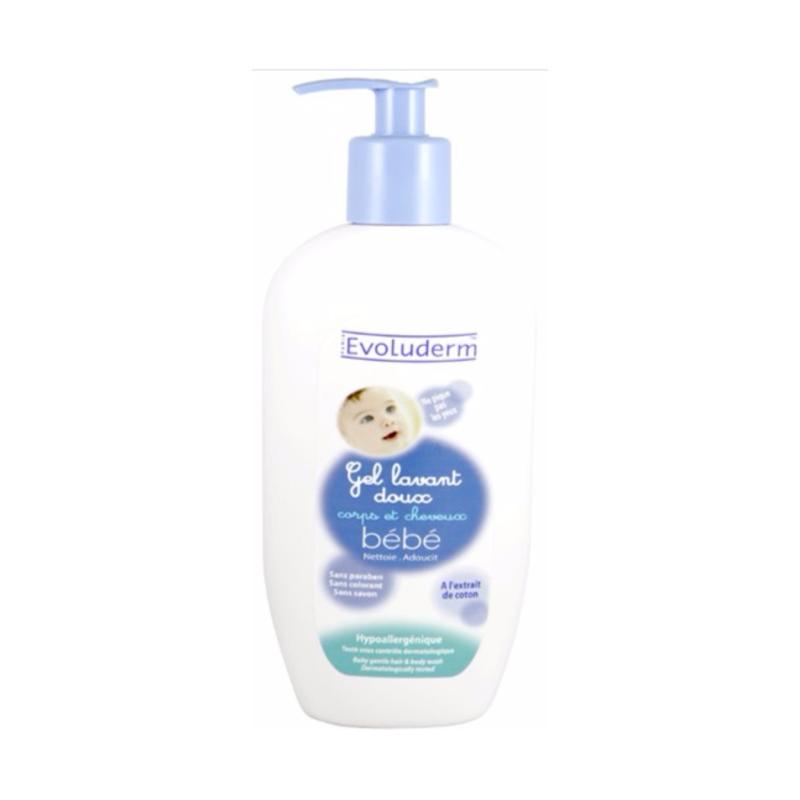 Buy EVOLUDERM BABY HAIR & BODY WASH 500ML TWIN PACK Singapore