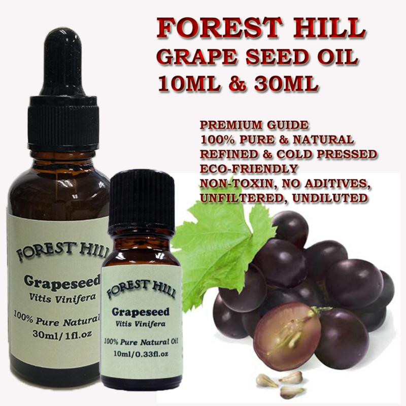 Buy Forest Hill 100% Pure Natural Carrier Oil, Grape Seed 10ml Singapore
