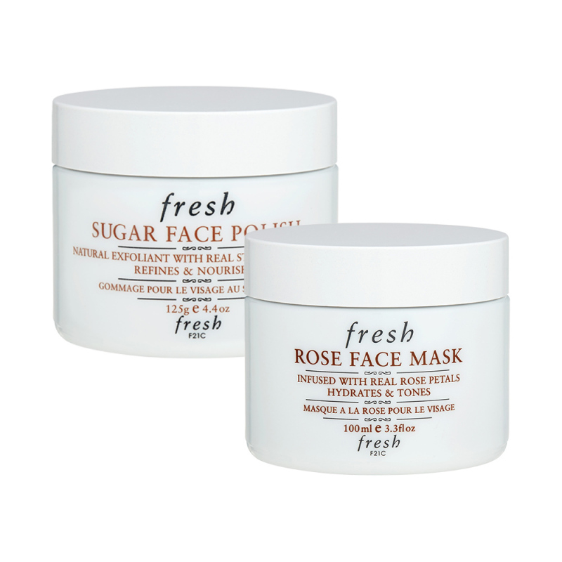 Buy Fresh Rose Face Mask + Sugar Face Polish (1 set, 2 pcs) Singapore