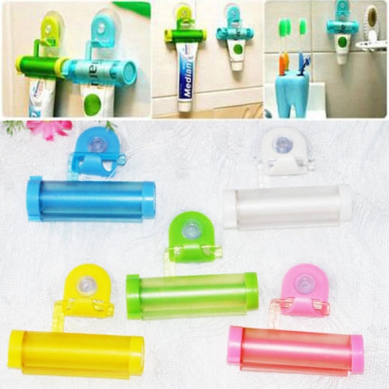 Buy Gethome Plastic Sucker Hanging Rolling Squeezer Toothpaste Dispenser - intl Singapore