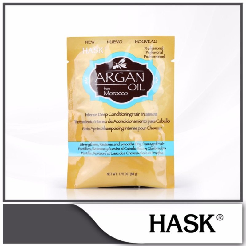 Buy HASK Argan Oil from Morocco Intense Deep Conditioning Hair Treatment Pack 50g Singapore