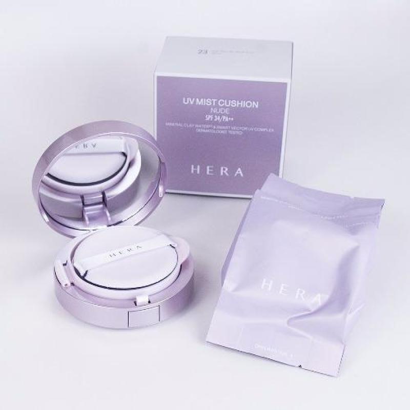 Buy Hera UV Mist Cushion NUDE No. 23 Beige SPF 34 PA++ Made in Korea 8806390511957 Singapore