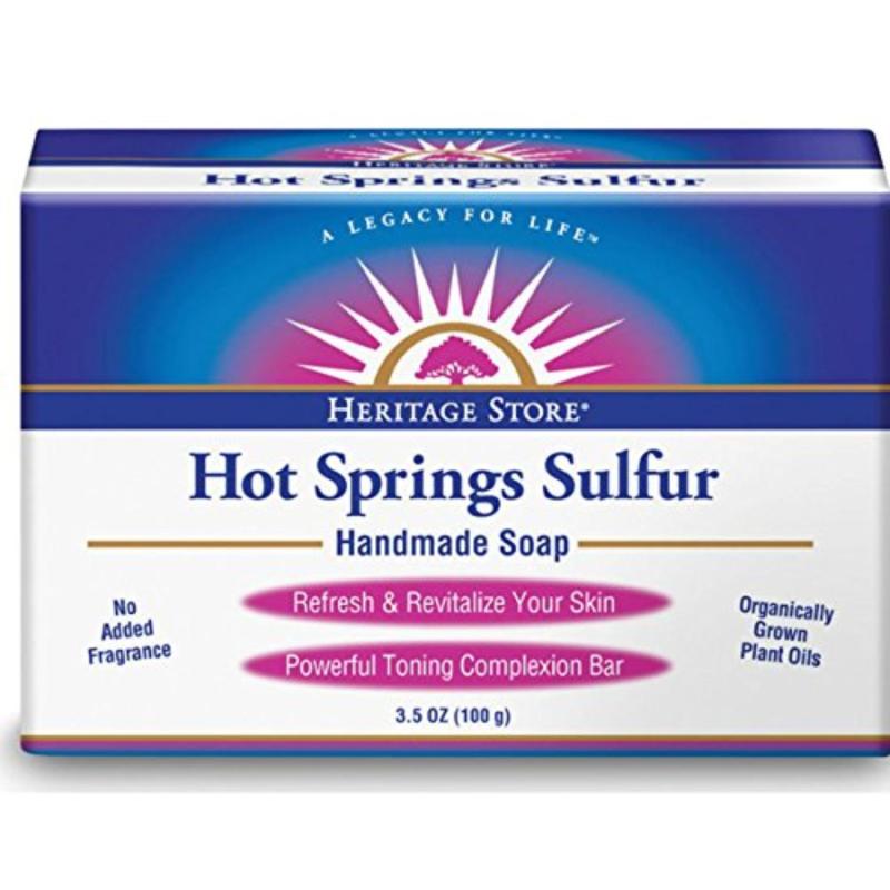 Buy Heritage Store Hot Springs Sulfur Handmade Soap 100 grams Singapore
