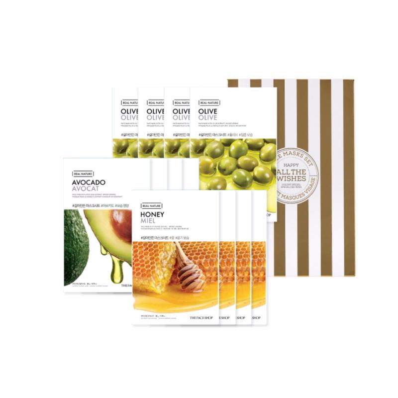 Buy Holiday Edition Real Nature Mask 12pcs Set B Singapore