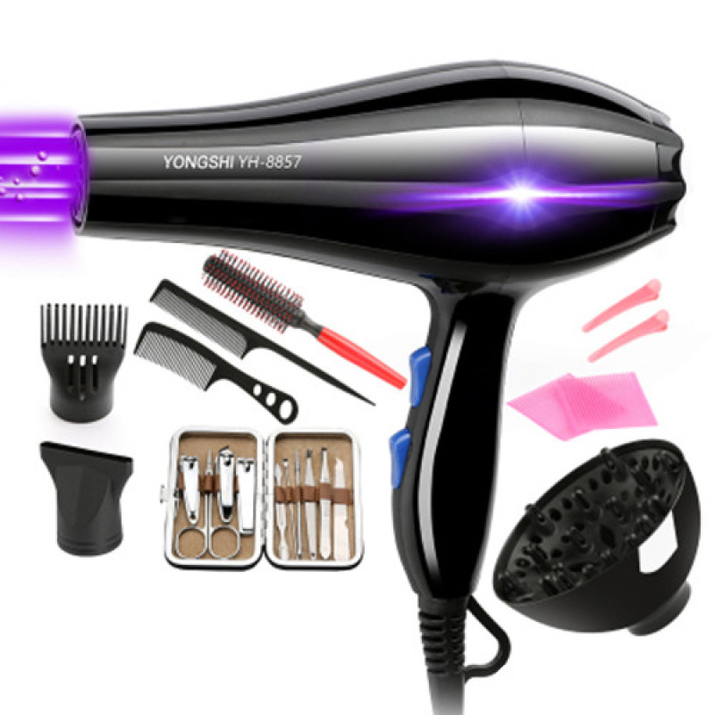 Buy Household Power 1500W Hair Dryer Professional Use (Black-17-0.9) -
Intl Singapore