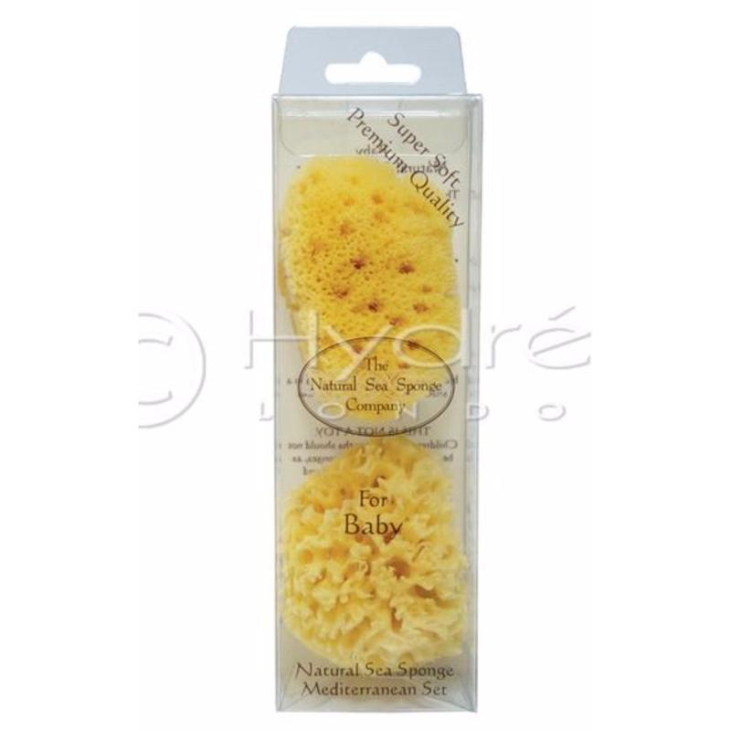 Buy Hydrea London Baby Sea Sponge set, Mediterranean Origin - 1 x HC/3
& 1 x FS/3 in Hanging Tube Singapore