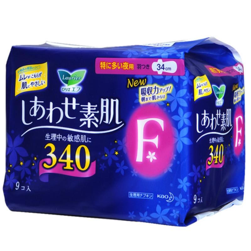 Buy Japan Kao night sanitary pads cotton soft wing 34cm Singapore