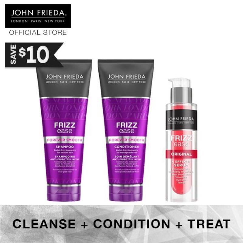 Buy John Frieda Frizz Ease Forever Smooth Shampoo & Conditioner + Original Serum Singapore