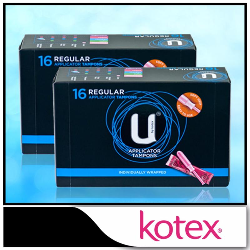 Buy Kotex Applicator Tampons Regular 16pcs x 2 packs Singapore