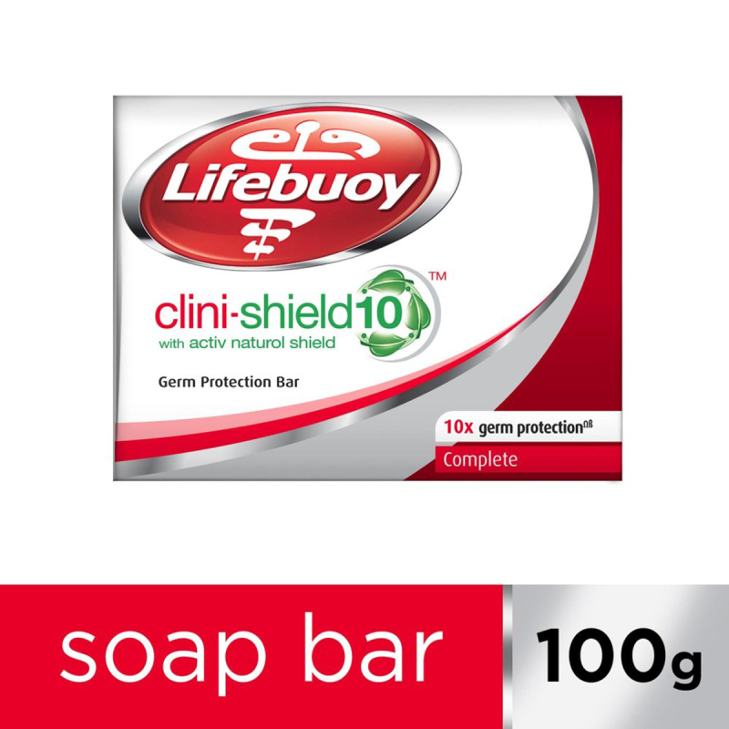 Buy Lifebuoy Clini-Shield 10 Complete Anti-bacterial Bar 100g Singapore