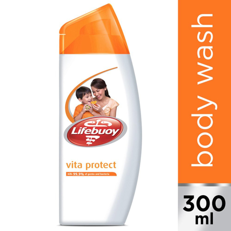 Buy Lifebuoy VitaProtect Anti-bacterial Body Wash 300ml Singapore