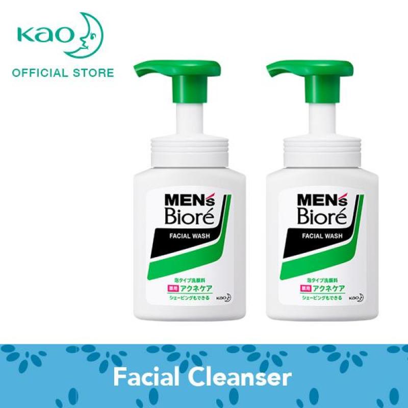 Buy Men's Biore Double Acne Control Instant Foaming Wash 150ml x2 Singapore
