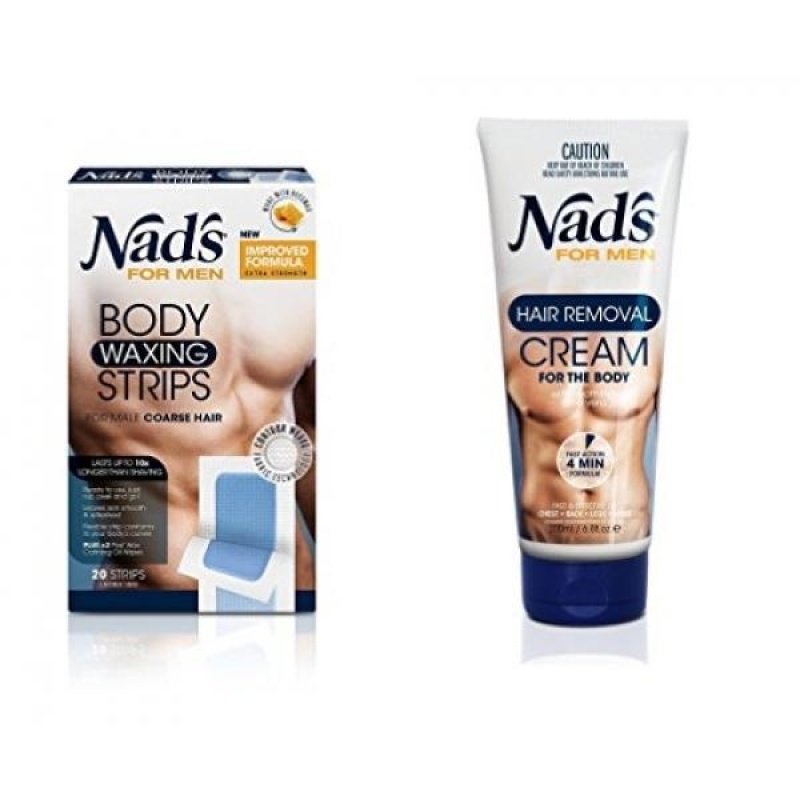 Buy Nads for Men Hair Removal (Cream + Strips (Combo)) - intl Singapore