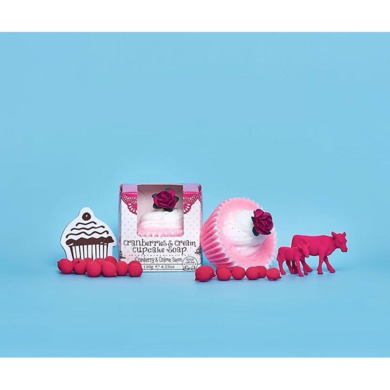 Buy Patisserie de Bain Cranberry & Cream Cupcake Soap Singapore