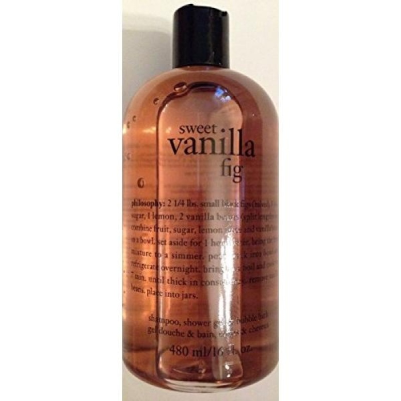 Buy Philosophy Sweet Vanilla Fig Shampoo, Shower Gel & Bubble Bath 16 Oz - intl Singapore