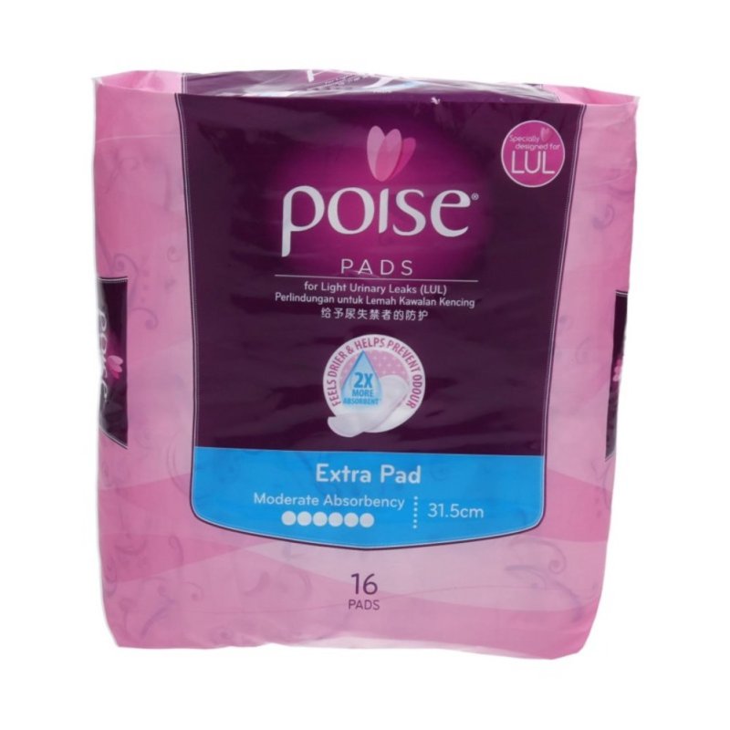 Buy Poise Pads Extra 16pcs Singapore
