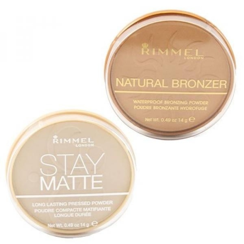 Buy Rimmel Stay Matte Pressed Powder, Creamy Natural and Natural Bronzer, Sunshine with Dimple Bracelet - intl Singapore