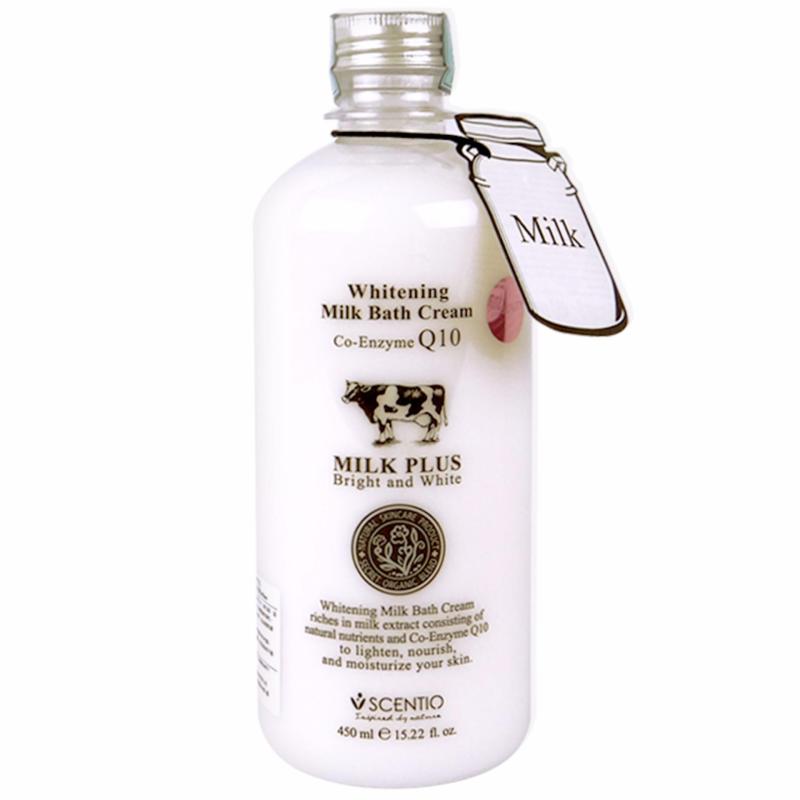 Buy SCENTIO Whitening Milk Bath Cream 450ml Singapore