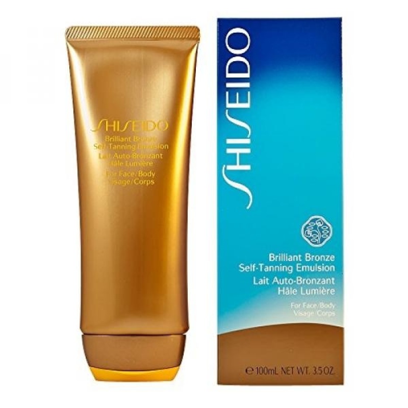 Buy Shiseido Brilliant Bronze Self-tanning Emulsion (for Face and Body)
Tanner for Unisex, 3.5 Ounce - intl Singapore