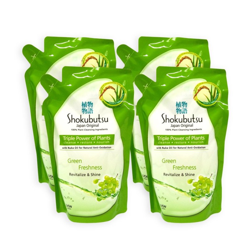 Buy Shokubutsu Green Freshness Revitalize and Shine Body Foam Refill
550g x 4 Packs - 8480 Singapore