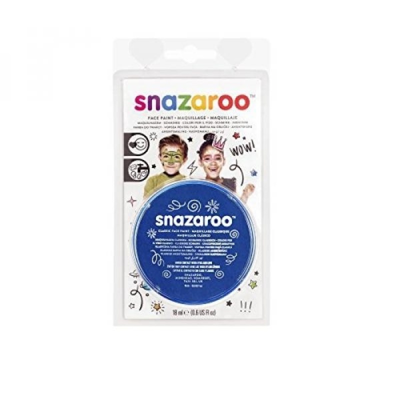 Buy Snazaroo 1119344 Face Paint 18ml Royal Blue Clam Pack Color - intl Singapore