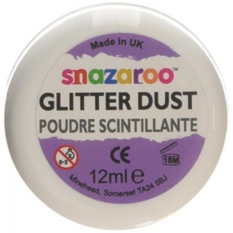 Buy Snazaroo Face and Body Paint Glitter Dust, 12ml, Silver - intl Singapore