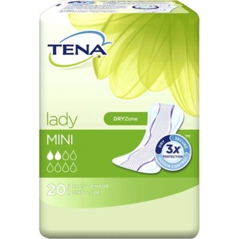 Buy Tena Lady Mini Adult Diaper Pads Sanitary Napkin Towels Pack of 20 Singapore
