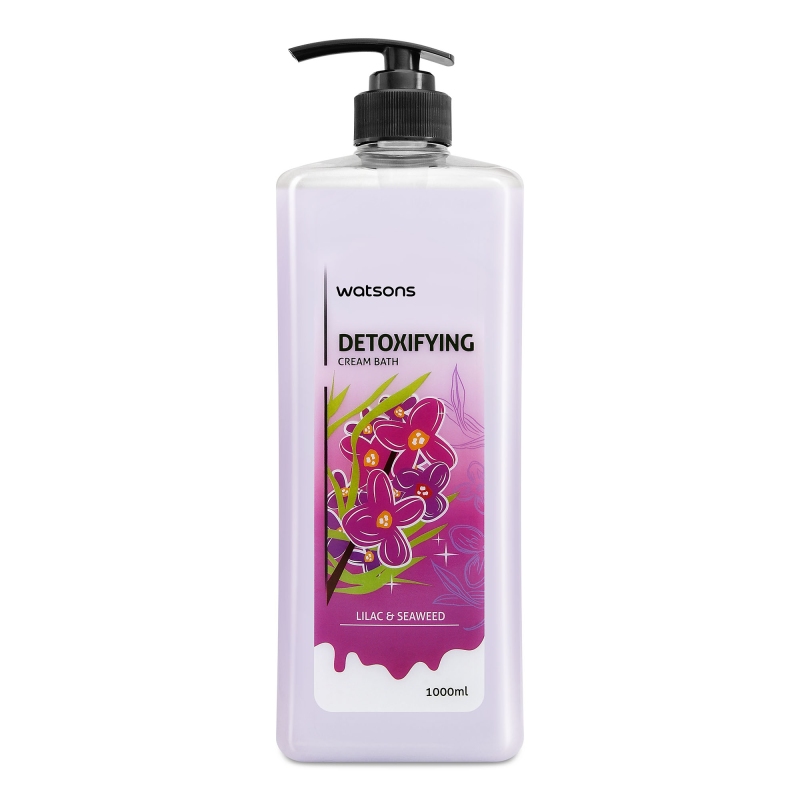 Buy Watsons Detoxifying Cream Bath 1L Singapore