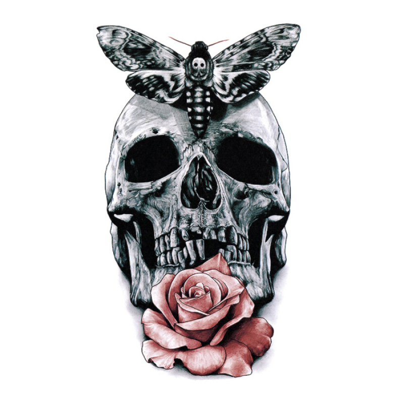Buy Yika Removable Waterproof Skull Temporary Body Arm Tattoo Stickers
(A074) Singapore