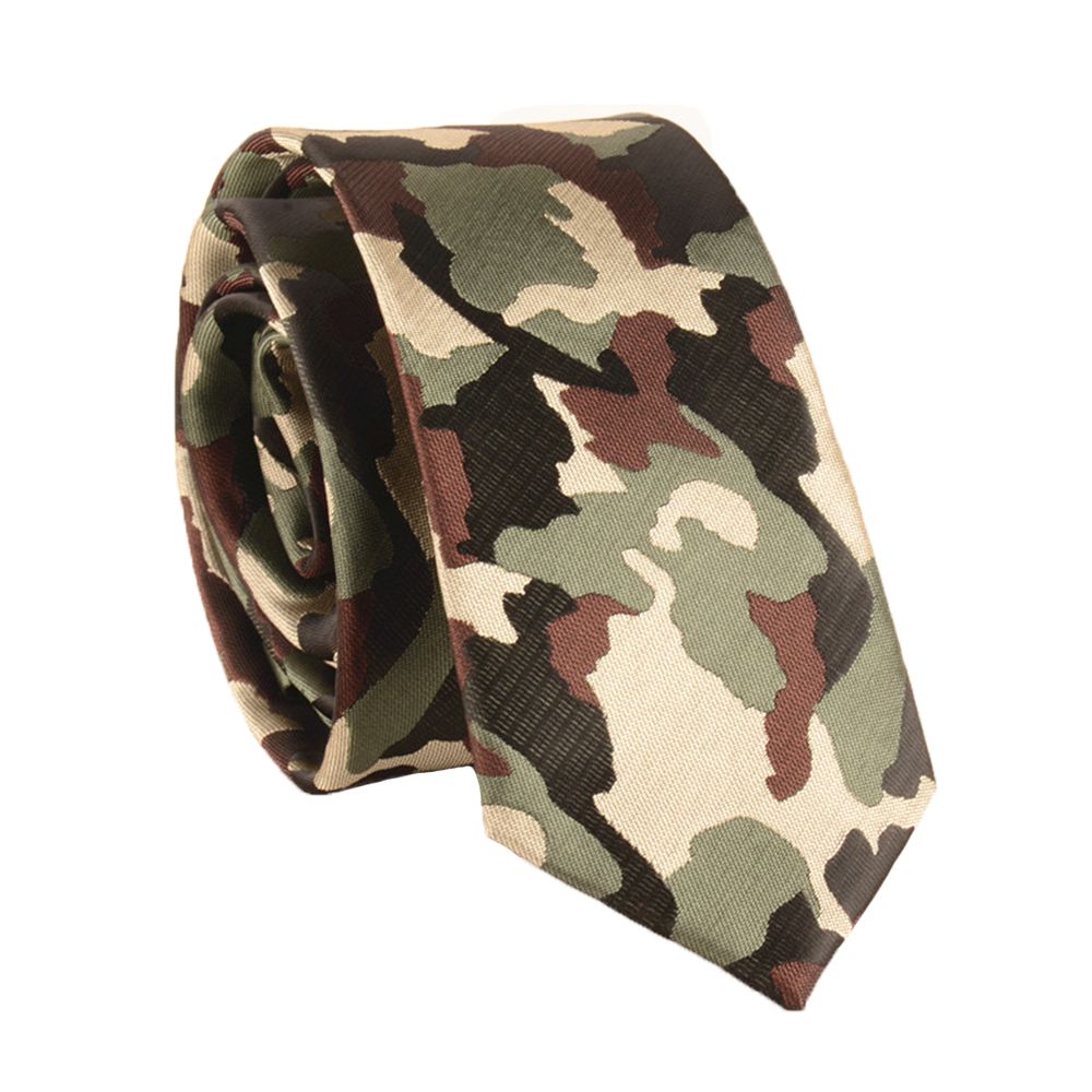 WXR35ผ้าฝ้ายสำหรับสูทธุรกิจชายเสื้อผ้าสำหรับงานแต่งงานชุดแต่งงาน Slim แคบอย่างเป็นทางการชุด Camouflage Ties งานแต่งงาน Tie เนคไท Men Ties