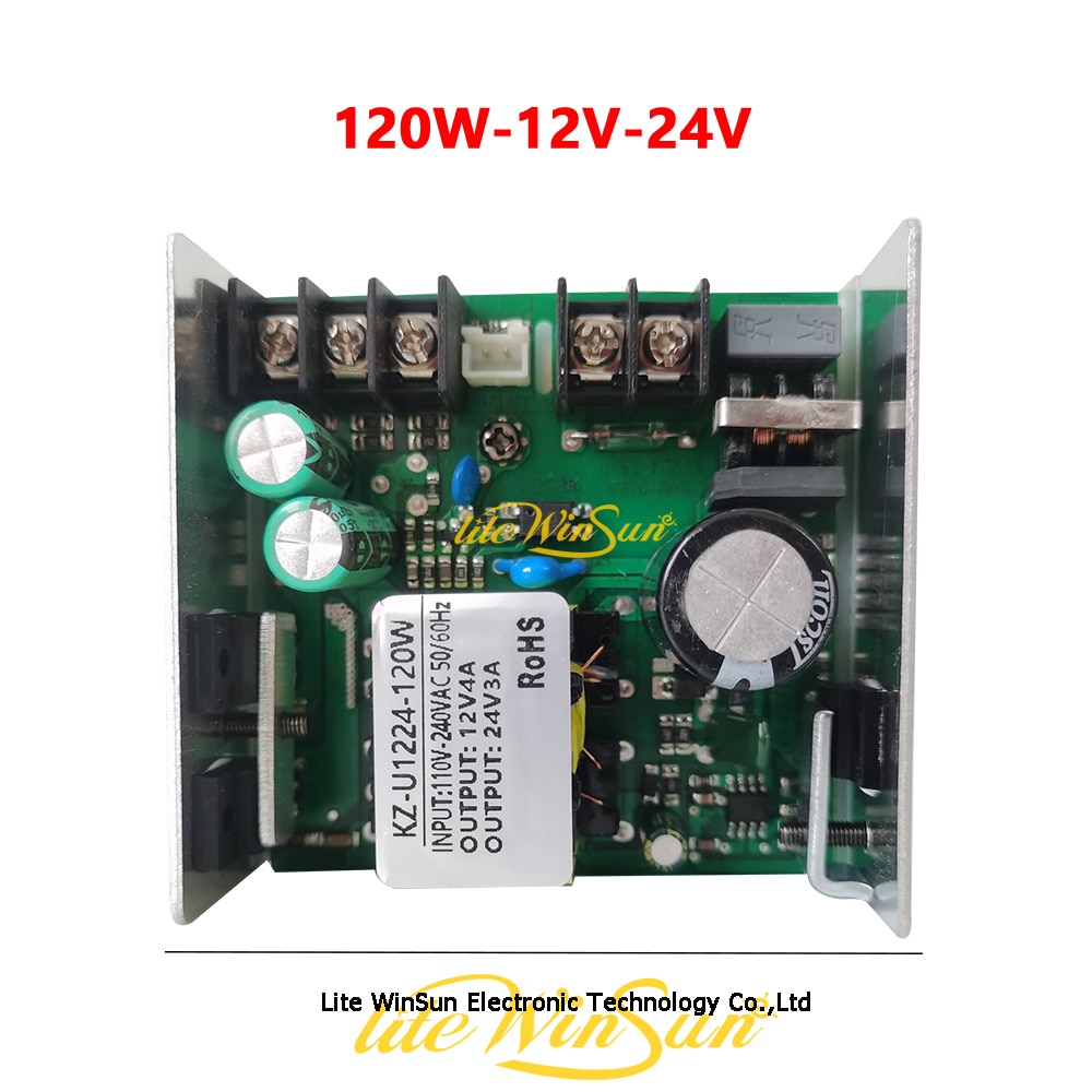 } {: {120W 12V 24V bo mạch nguồn cho 3 đầu đèn LED 7 LED mini đầu di chuyển chiếu sáng thay thế bảng mạch nguồn điện