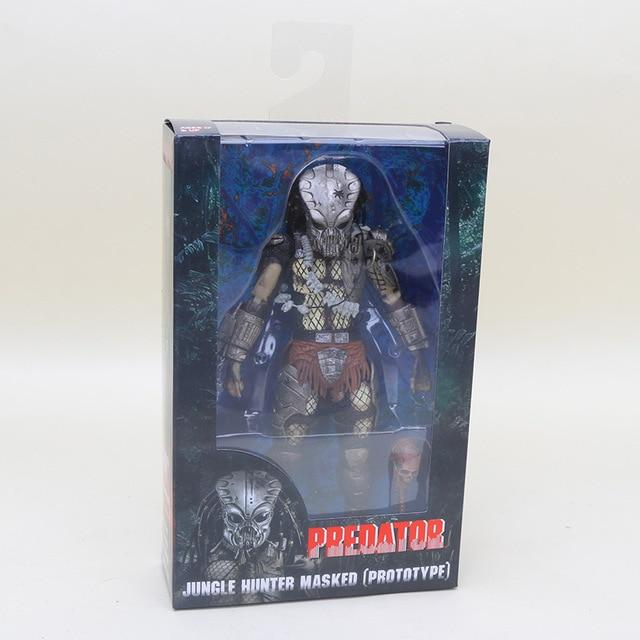 20ซม. NECA ฟิกเกอร์พรีเดเตอร์ตราชั่งสำหรับล่าสัตว์ป่า P1รุ่น Jungle Demon คอนกรีตกลุ่มผู้นำหุ่นพีวีซีของเล่นโมเดล