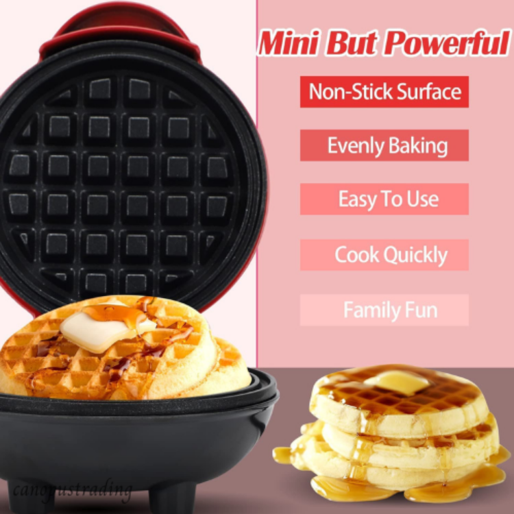 Best Seller MINI WAFFLE MAKER Waffle Maker Portable Electric Waffle  Maker Waffle Maker Machine Mini Electric Compact Waffle Makers Non  Stick Waffle Pan Quick  Easy