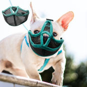 Breathable Anti-Bark Dog Mouth Cover for Large Puppies (Brand: Unknown)