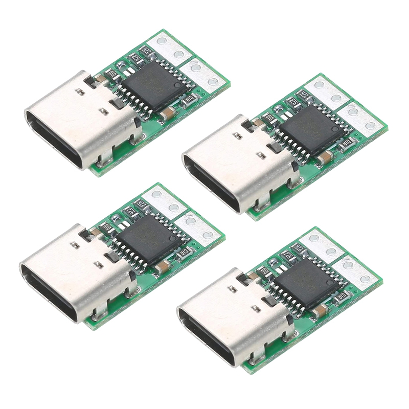 4X USB-C PD2.0/3.0 to DC Converter Power Supply Module Decoy Fast Charge Trigger Poll Polling Detector Tester