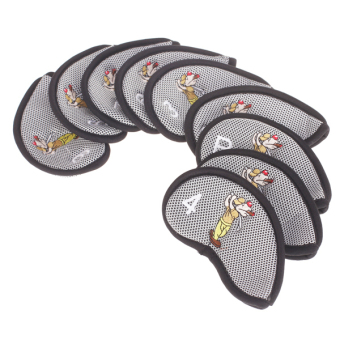 Golf Club Iron Putter Head Cover Set Of 9 (Gray) July 2018 - 4 Golf Club Iron Putter Head Cover Set of 9 (Gray) - 4