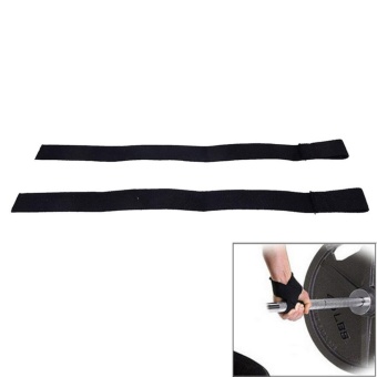 Power Weight Lifting Training Gym Hook Grips Straps Wrist Support Lift - Intl April 2018 - 2 Power Weight Lifting Training Gym Hook Grips Straps Wrist Support Lift - intl - 2