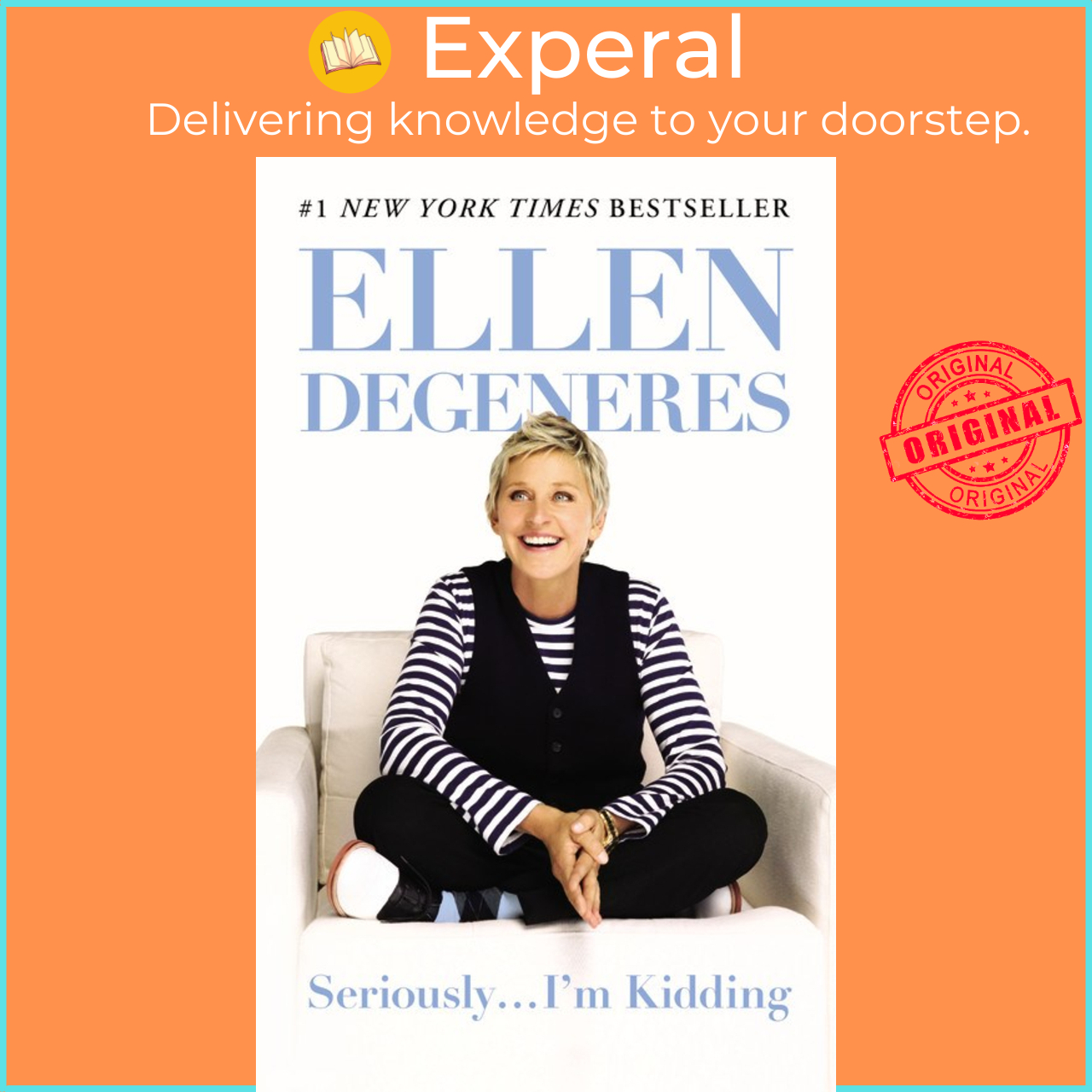 Sách - Seriously...I'm Kidding by Ellen DeGeneres (US edition, paperback)