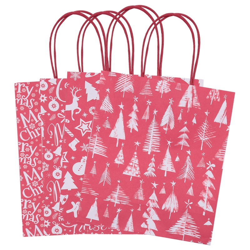 Red-Nosed Reindeer Custom Christmas Gift Bags