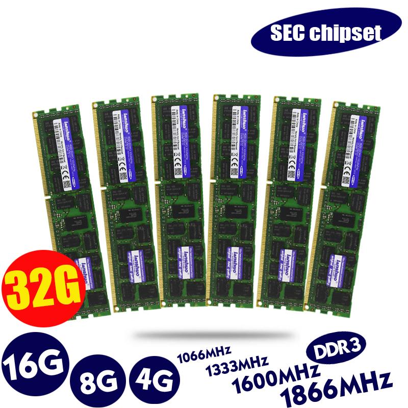 Original 8GB DDR3 133Hz 1600Mhz 1866Mhz 8G 1333 1600 1866 REG ECC Server แรมความจำ16Gb 16G 32Gb 32G X58 X79 2011 4GB 4G ECC CYN Store