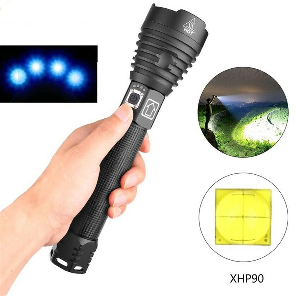 Portable USB Powerful LED Flashlight Camping Light Mini Torch Zoomable 3 Modes