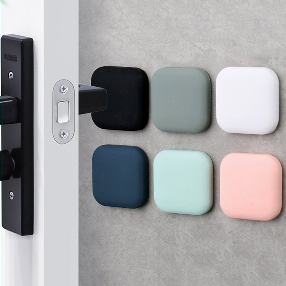 COVETX ซิลิโคนเฟอร์นิเจอร์ Anti-แผ่นกันกระแทก Self Adhesive รั้วกั้นเด็กติดผนังที่กันชนลูกบิดประตูกันชนประตู Doorstop