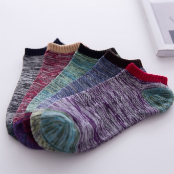 5 Pairs Men's Ankle No Show Casual Sport Cotton Socks Low Cut - Intl May 2018 - 2 5 Pairs Men's Ankle No Show Casual Sport Cotton Socks Low Cut - intl - 2