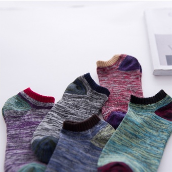 5 Pairs Men's Ankle No Show Casual Sport Cotton Socks Low Cut - Intl May 2018 - 4 5 Pairs Men's Ankle No Show Casual Sport Cotton Socks Low Cut - intl - 4
