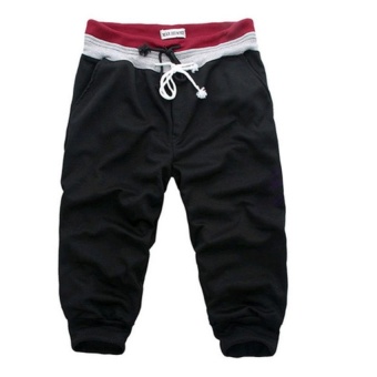 baggy joggers black